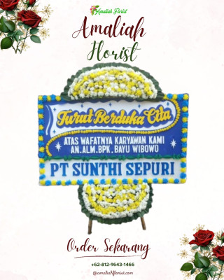 Papan Bunga Duka di Korpri Raya