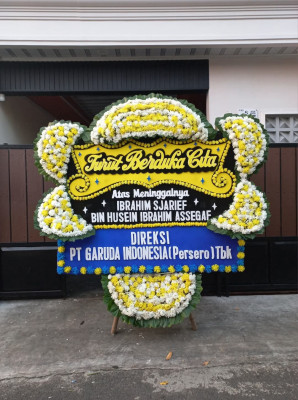 Papan Bunga Duka di Korpri Raya