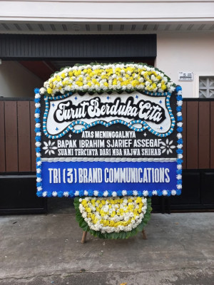 Papan Bunga Duka di Korpri Raya